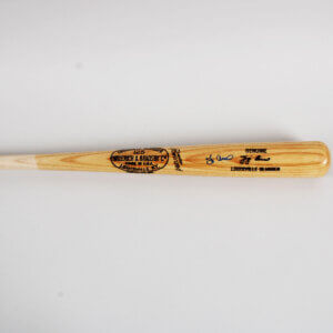Yogi Berra Signed Bat Yankees - COA JSA