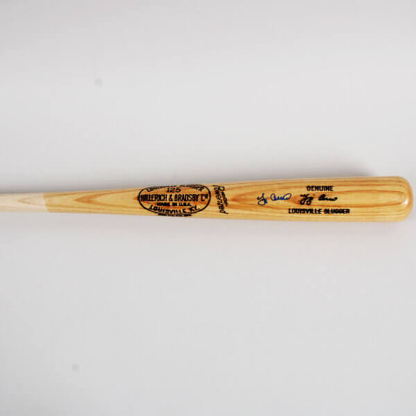 Yogi Berra Signed Bat Yankees - COA JSA