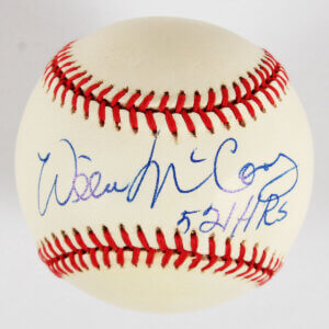 Willie McCovey Signed Baseball Giants - COA JSA