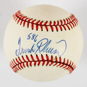 Frank Robinson Signed Baseball Orioles - COA JSA
