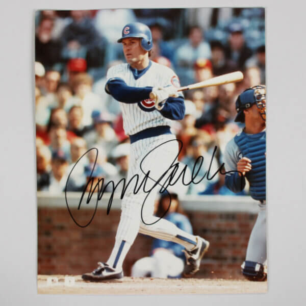 Ryne Sandberg Signed Photo 8x10 Cubs - COA Player LOA