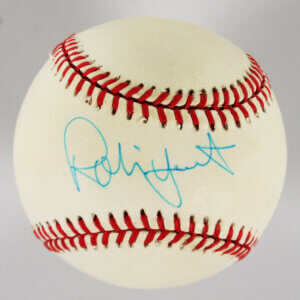 Robin Yount Signed Baseball Brewers - COA Player LOA