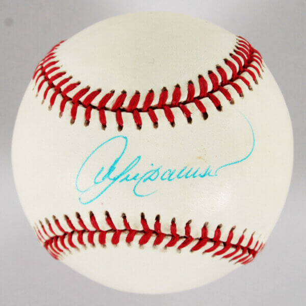 Andre Dawson Signed Baseball Cubs - COA Player LOA