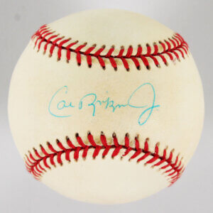 Cal Ripken Jr. Signed Baseball Orioles - COA Player LOA
