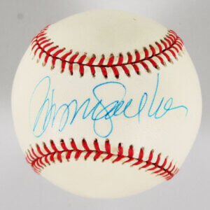Ryne Sandberg Signed Baseball Cubs - COA Player LOA