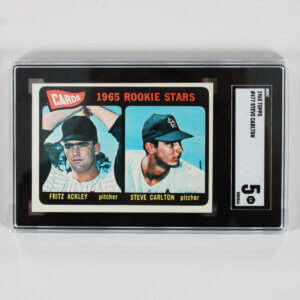 1965 Topps Steve Carlton Graded RC Card #447 - SGC 5 Rookie