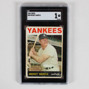 1964 Topps Mickey Mantle Graded Card #50 - SGC 1