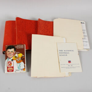 Kevin House Tampa Bay Buccaneers Playbooks (5) Binders & Folders Lot