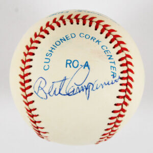 Bert Campaneris Signed Baseball A's - COA JSA