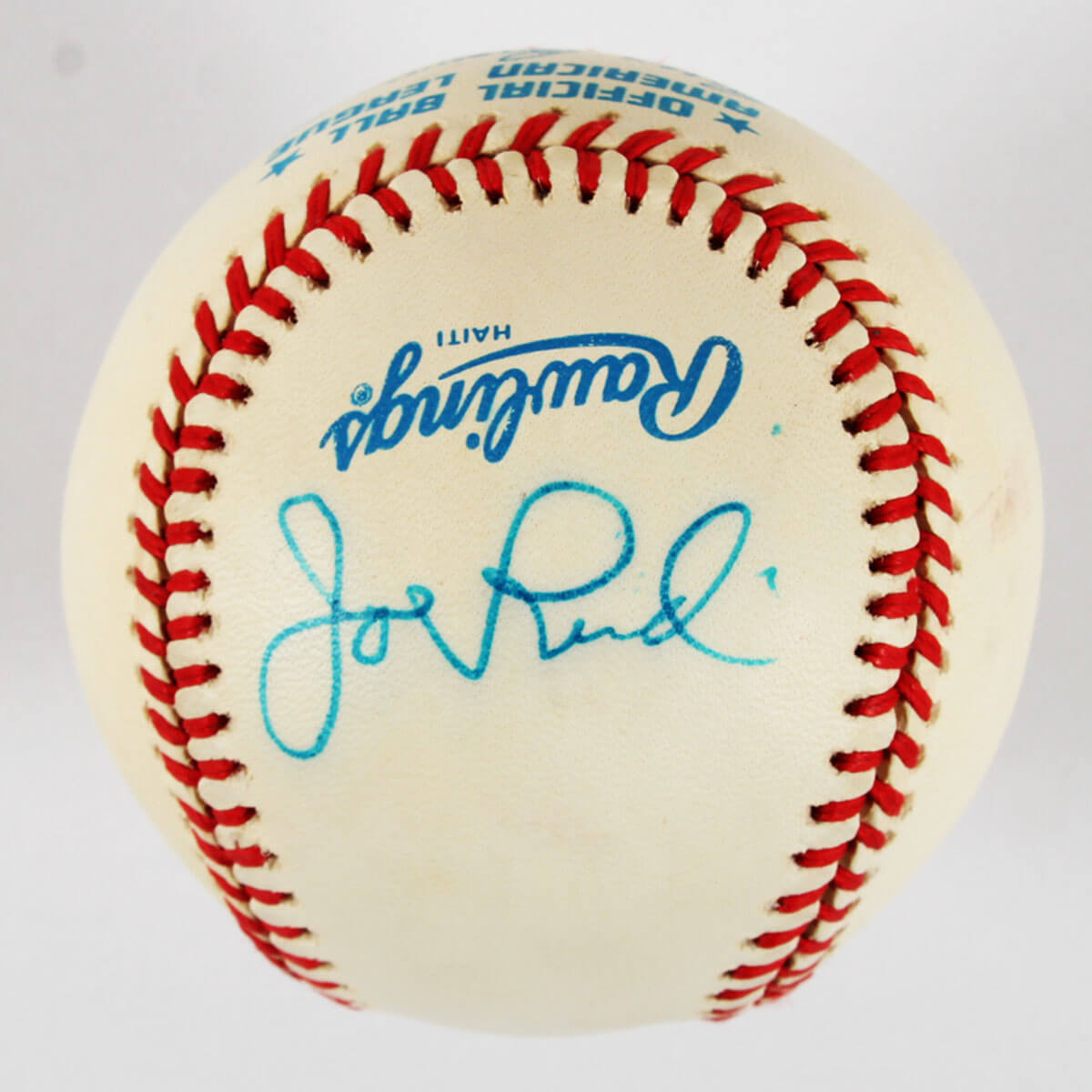 Joe Rudi Signed Baseball A's - COA JSA