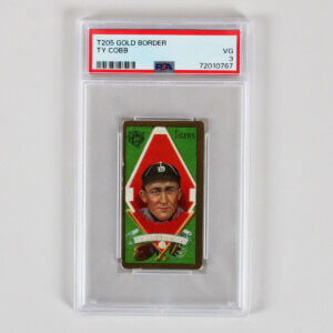 T205 Gold Border Ty Cobb Graded Card - PSA 3