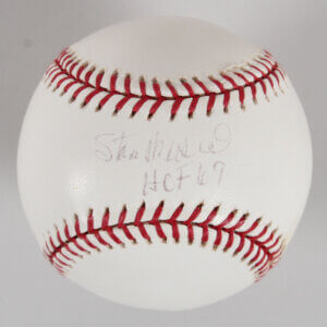 Stan Musial Signed Baseball Cardinals Inscribed HOF '69 - COA