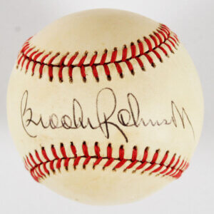 Brooks Robinson Signed Baseball Orioles - COA JSA