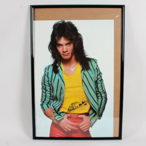 Eddie Van Halen Signed Poster - COA JSA