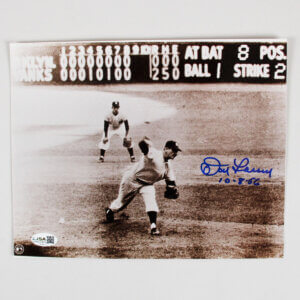 Don Larsen Signed Photo 8x10 Yankees - COA JSA