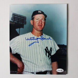Whitey Ford Signed Photo 8x10 Yankees - COA JSA