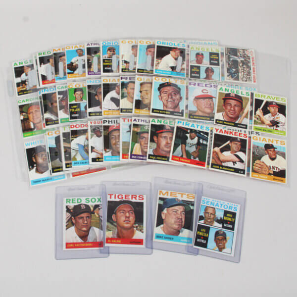 1964 Topps Baseball Pack Fresh Lot of 99 Different w/Stars, Rookies EX/MT