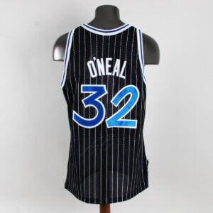Shaquille O'Neal Signed Jersey Magic Champion 48 - COA JSA