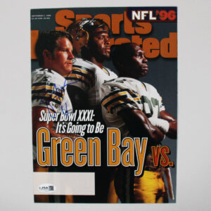 Brett Favre Signed Magazine Packers - COA JSA