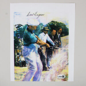 Ben Hogan Signed Book Page - COA JSA