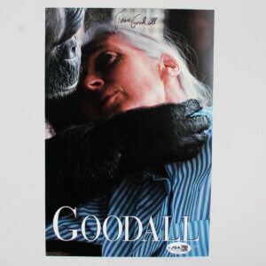 Jane Goodall Signed Magazine Page - COA JSA