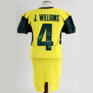 Jaison Williams Game-Used Jersey 2004-05 Oregon Ducks Signed