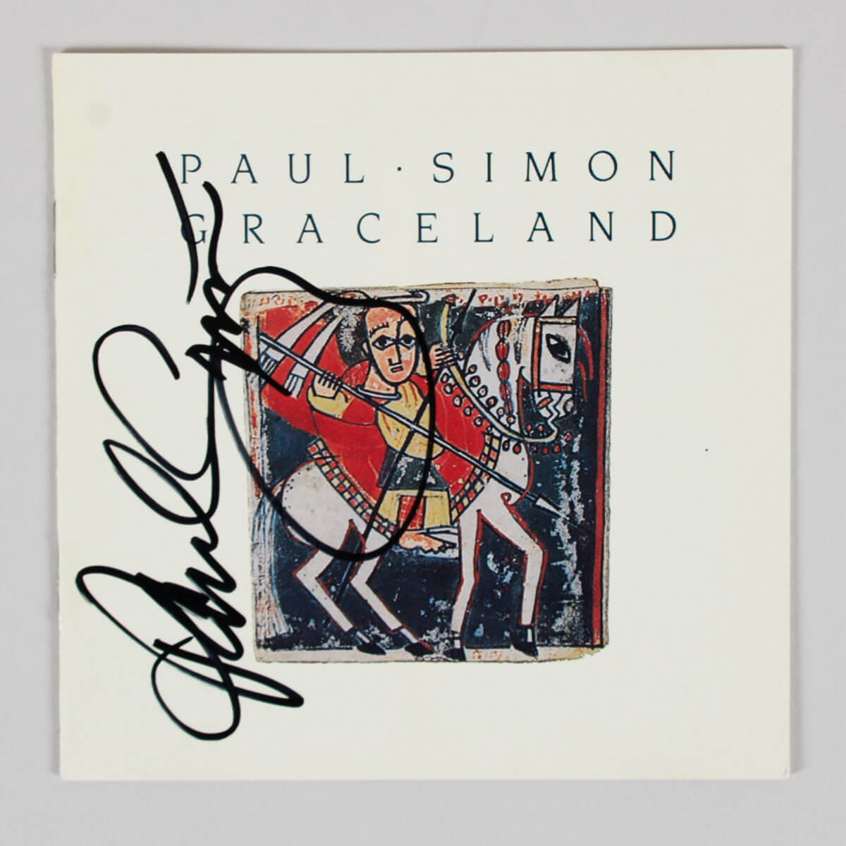 Paul Simon Signed CD Insert - COA JSA