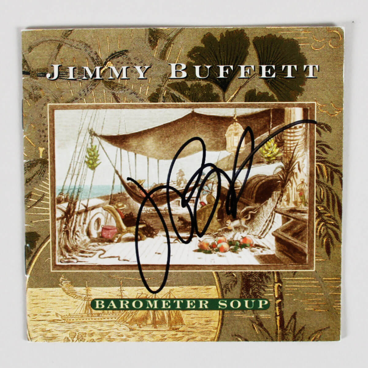 Jimmy Buffett Signed CD Insert - COA JSA