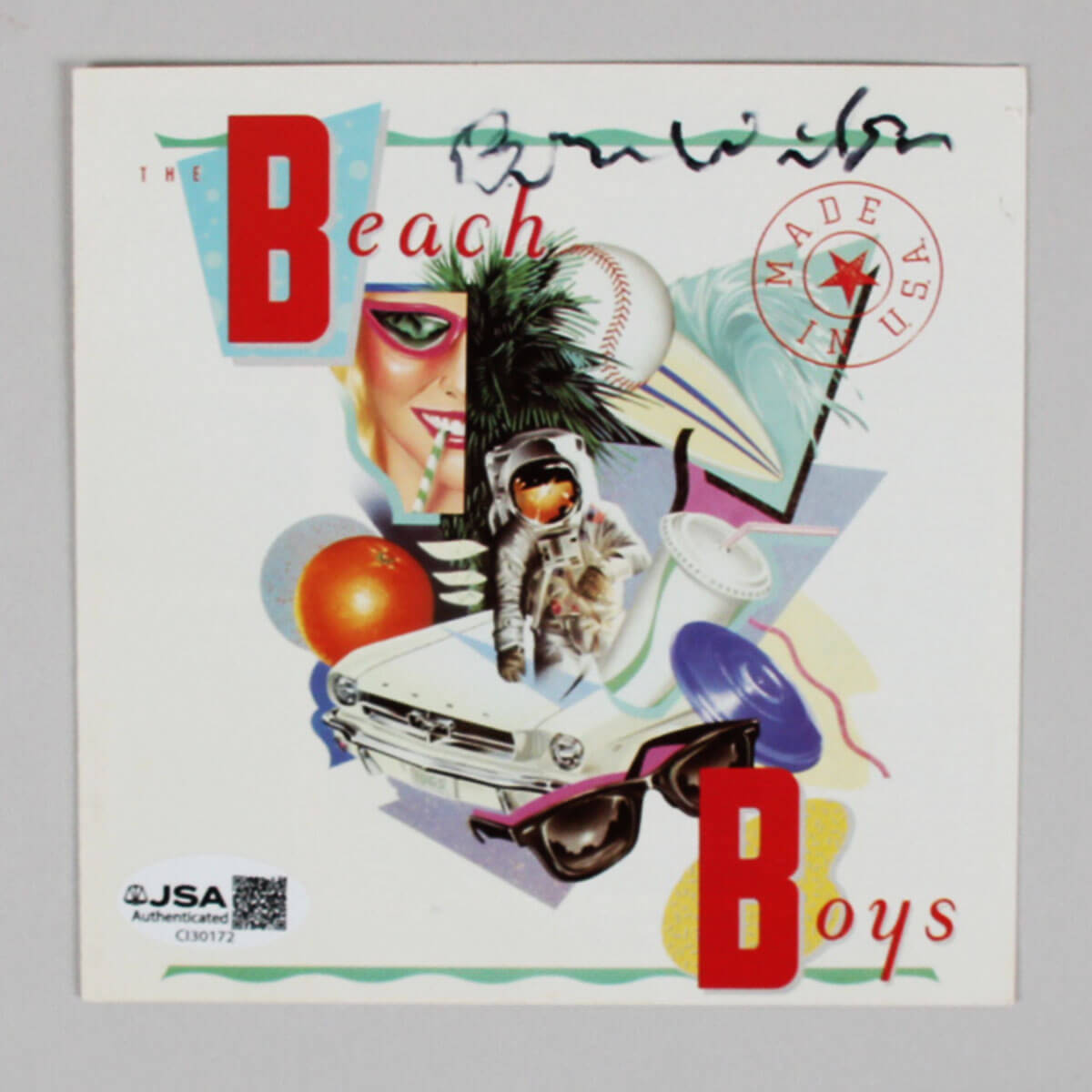 Brian Wilson Signed CD Insert - COA JSA
