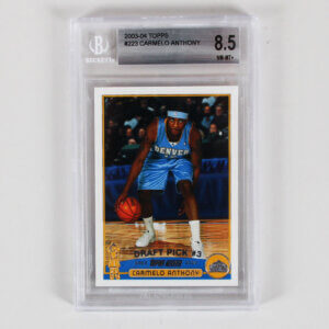 2003-04 Topps Carmelo Anthony Graded RC Card #223 - BGS 8.5
