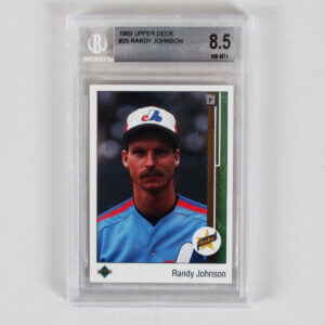 1989 Upper Deck Randy Johnson Graded RC Card #25 - BGS 8.5