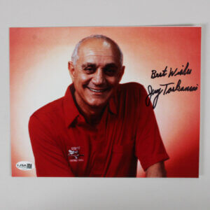 Jerry Tarkanian Signed Photo 8x10 - COA JSA