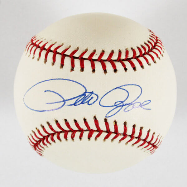 Pete Rose Signed Baseball Reds - COA JSA