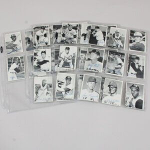 1969 Topps Deckle Edge Baseball Complete Set #1-33 Mays, Clemente, Rose EX/MT