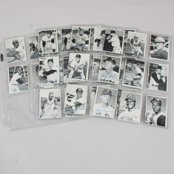 1969 Topps Deckle Edge Baseball Complete Set #1-33 Mays, Clemente, Rose EX/MT