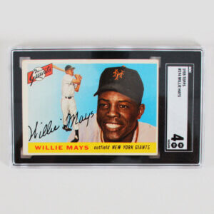 1955 Topps Baseball #194 Willie Mays SGC 4