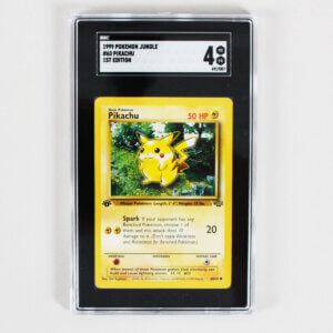 1999 Pokemon Jungle #60 Pikachu 1st Edition SGC 4