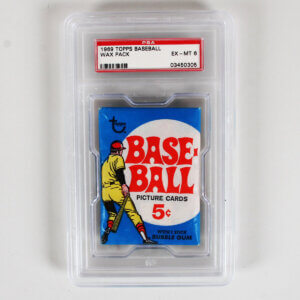 1969 Topps Baseball Unopened 5-cent Wax Pack PSA 6