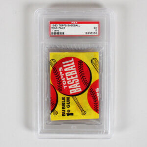 1962 Topps Baseball Unopened 5-cent Wax Pack, PSA Authentic