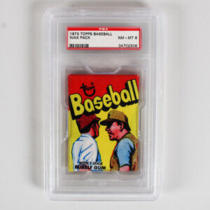 1973 Topps Baseball Unopened Wax Pack PSA 8 NR/MT-MINT