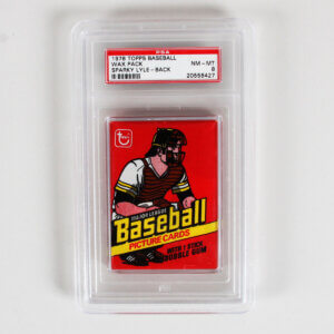 1978 Topps Baseball Unopened Wax Pack PSA 8 Nr/Mt-Mt