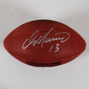 Dan Marino Signed Football Dolphins - COA JSA