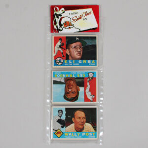 1960 Topps Christmas 12 Card Unopened RACK PACK