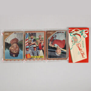 1962 Topps Christmas 12 Card Unopened RACK PACK