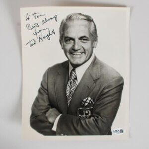 Ted Knight Signed Photo 8x10 - COA JSA