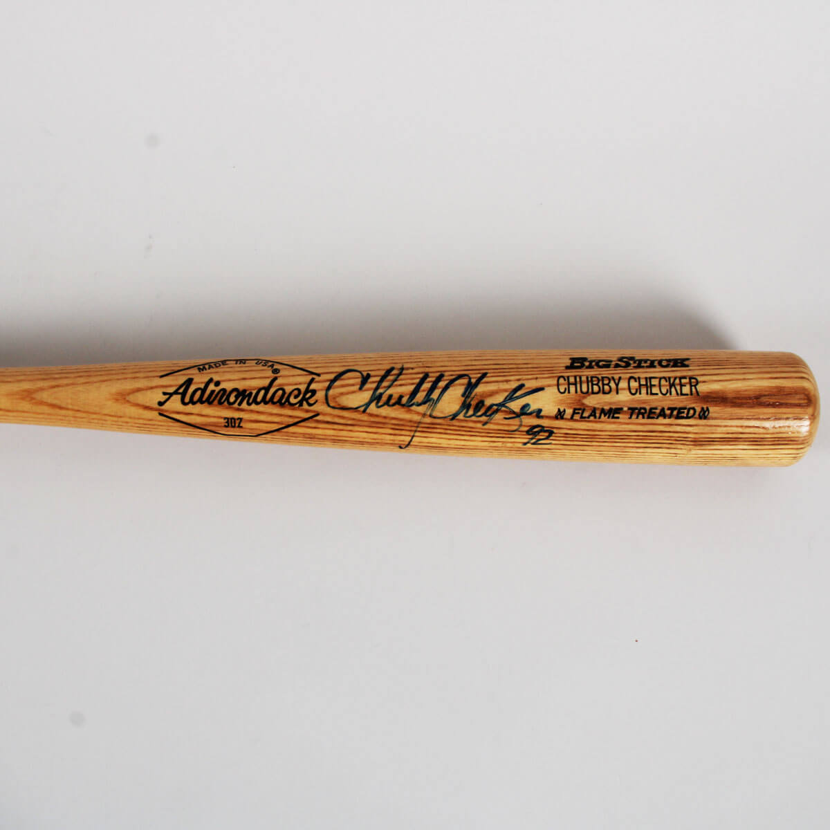 Chubby Checker Signed Baseball Bat - COA JSA
