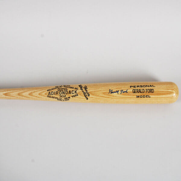 President Gerald Ford Signed Baseball Bat - COA JSA
