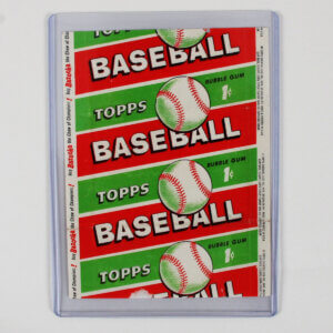 1955 Topps Baseball Wax Pack Wrapper 1 Cent Koufax Rookie Year