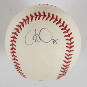 Cole Hamels Signed Baseball Phillies - COA JSA