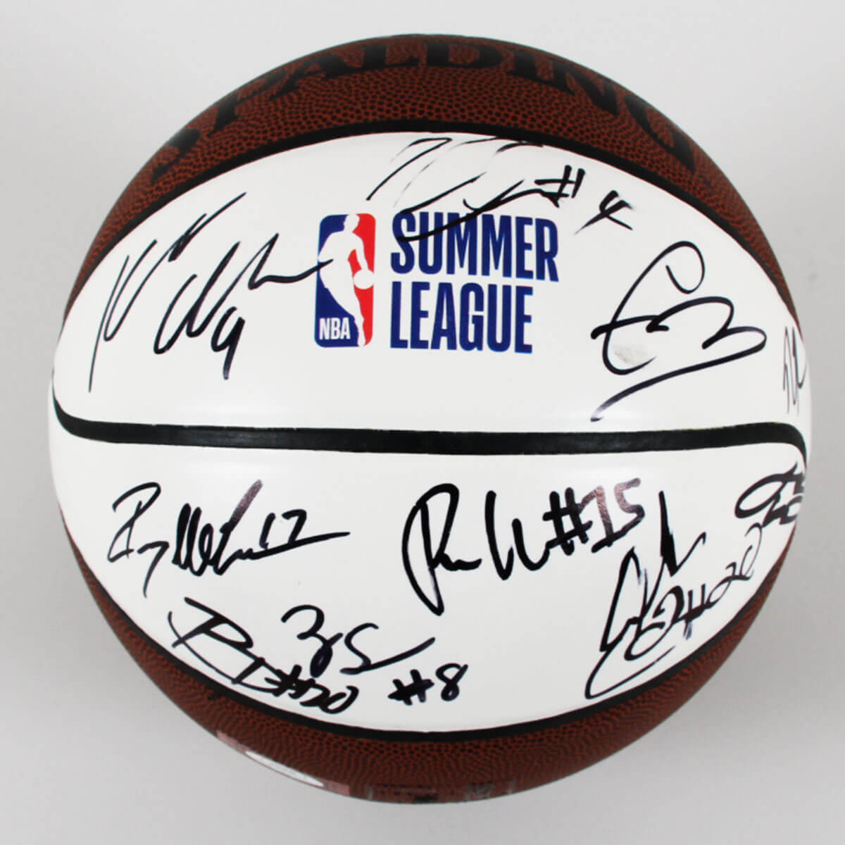 NBA Summer League Signed Basketball 15 Sigs. Kelly Olynyk, Ryan Anderson, etc. - COA JSA